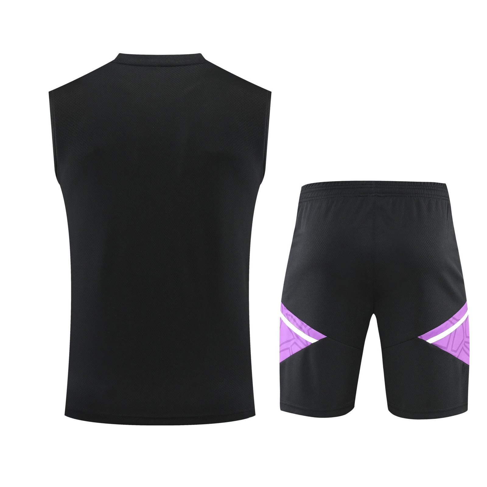 Conjunto tirantes Real Madrid negro y morado - Imagen 3