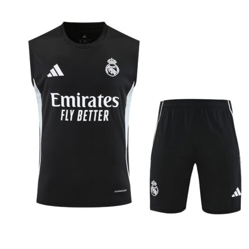 Conjunto tirantes Real Madrid negro