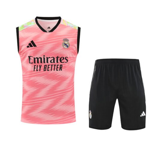 Conjunto tirantes Real Madrid rosa