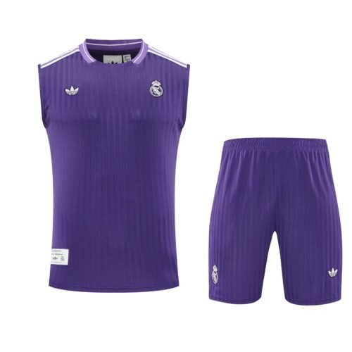 Conjunto tirantes Real Madrid morado