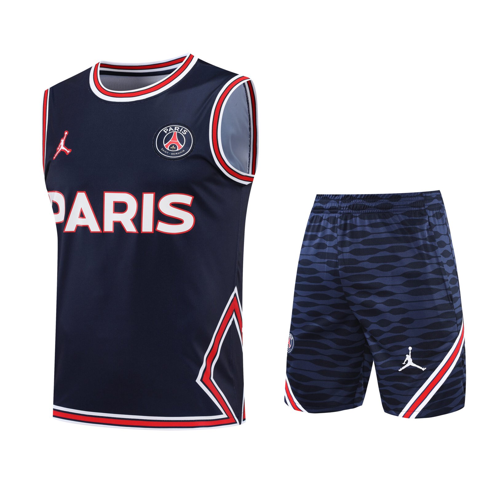 Conjunto tirantes PSG azul oscuro Paris - Imagen 2