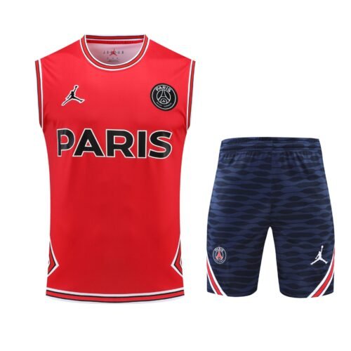 Conjunto tirantes PSG rojo Paris