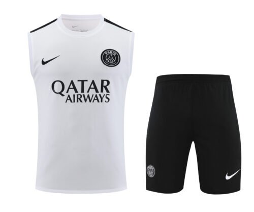 Conjunto tirantes PSG blanco