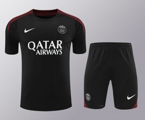 Conjunto de calentamiento PSG negro