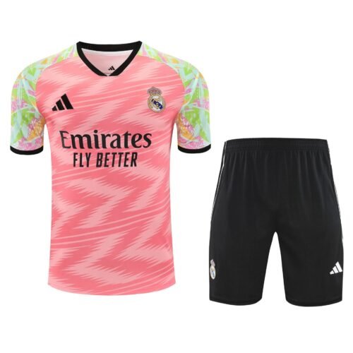 Conjunto de calentamiento Real Madrid rosa