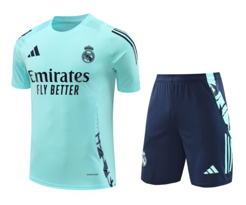 Conjunto de calentamiento Real Madrid azul celeste