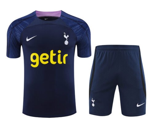 Conjunto de calentamiento Tottenham Hotspur azul oscuro
